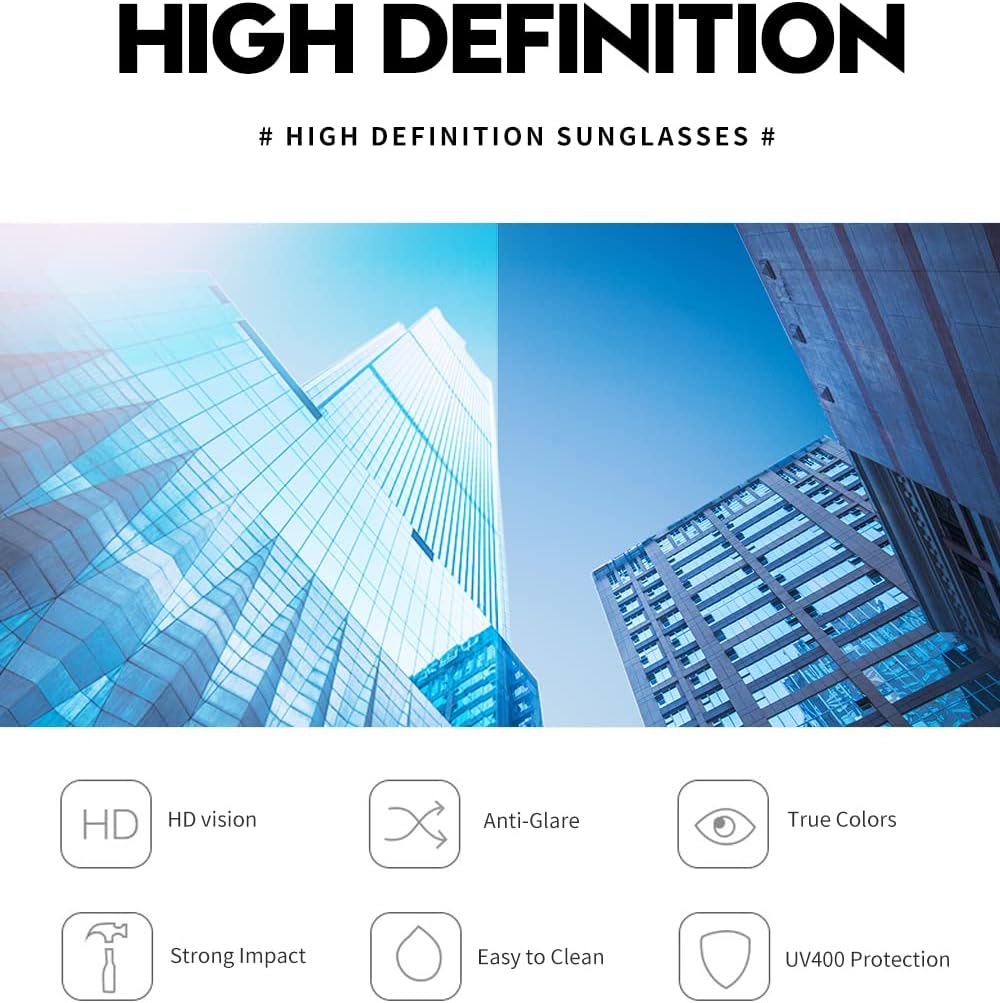 Retro Round Sunglasses for Women Men Double Bridge UV400 Protection - Image 8