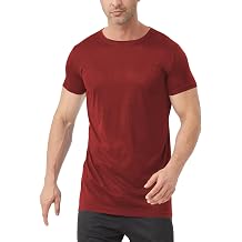 Idtswch Mens Tall T-Shirt Rash Guard UPF 50+ T-Shirt Quick Dry Swim Water Top Tee Short Sleeve Athletic Shirts