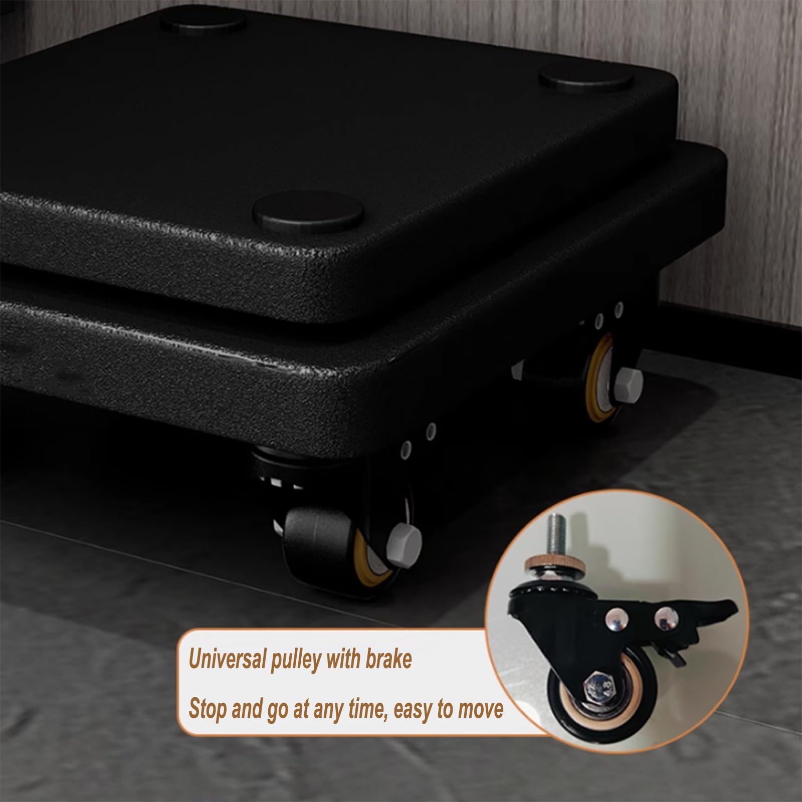 Soporte de Aislamiento para Subwoofer Plataforma Estabilizadora de Dos Niveles para Monitores de Estudio Altavoces de Suelo