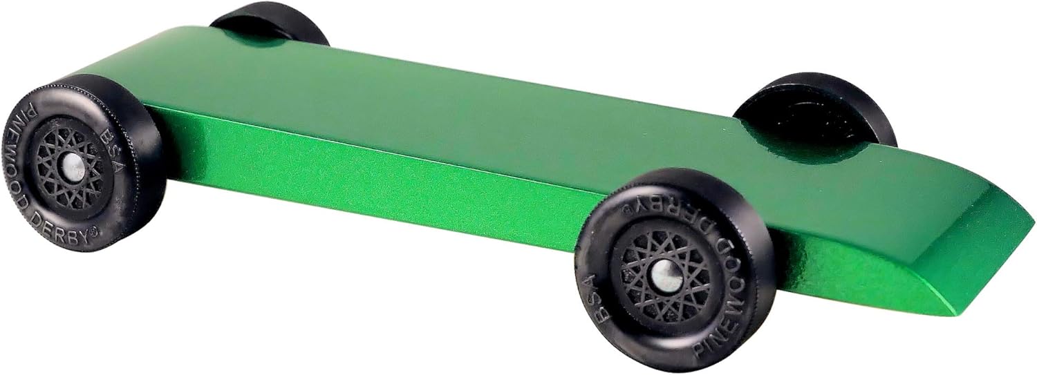 Green Derby Car Kit with PRO Graphite by Pinewood Pro