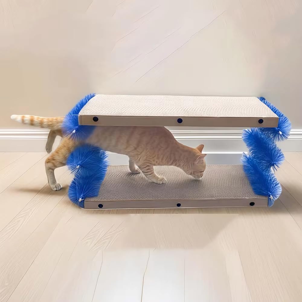 Schwimmende Fellentfernungsbürste Für Katzen, Pflegemassagebürste, Selbstreinigendes Entfilzungswerkzeug, Flexible Borsten, Clip-on-haarentferner, Für Lang- Kurzhaarige Kätzchen