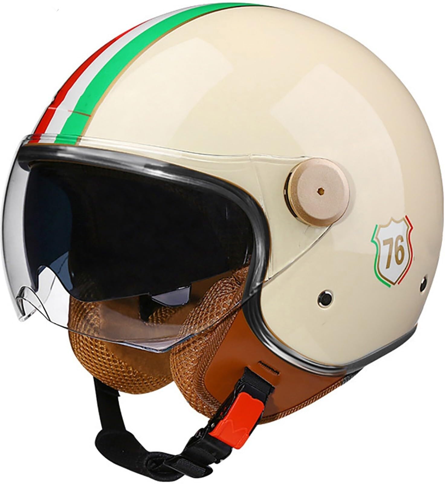 Casque de moto jet pour homme et femme idéal pour les trajets urbains en street scooter