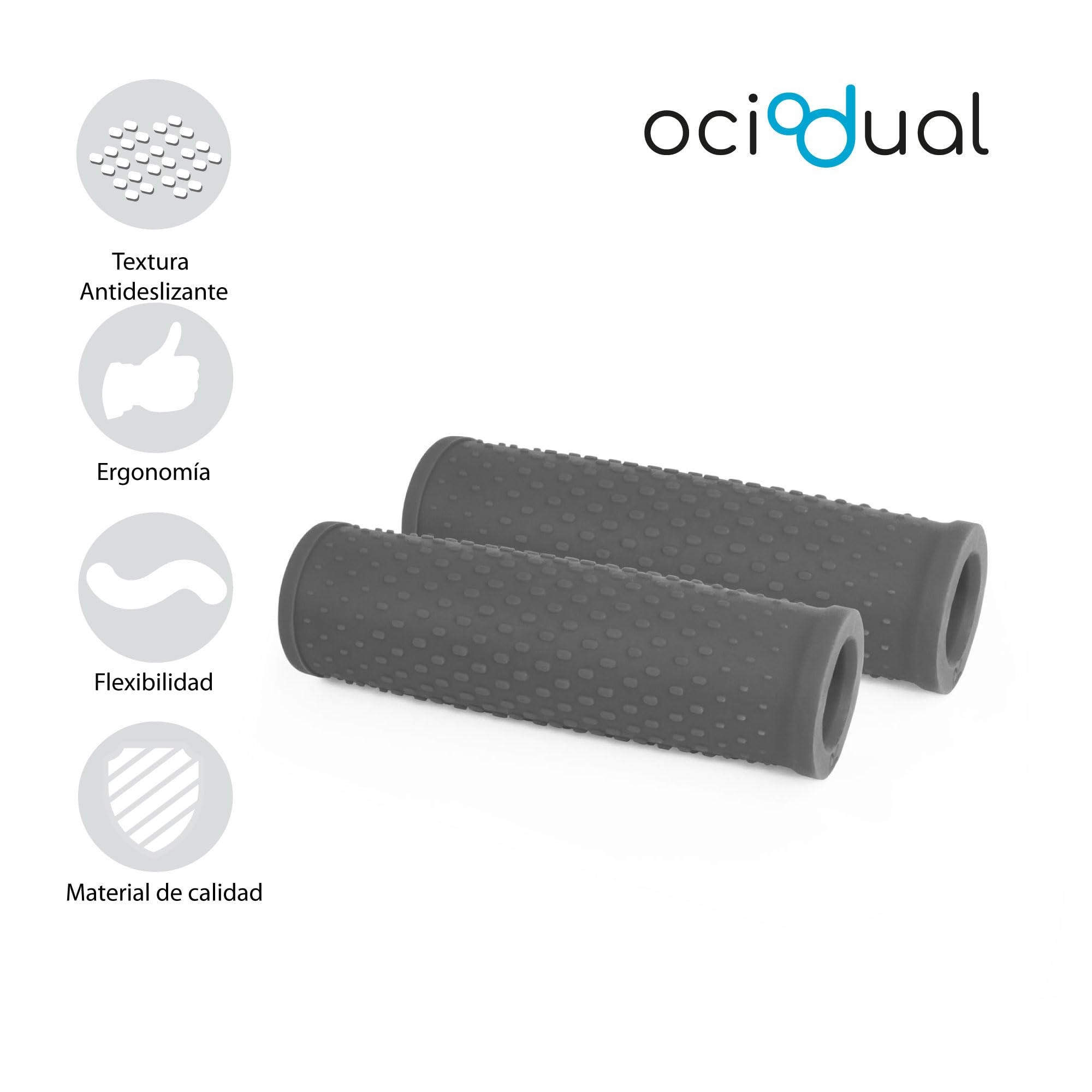 OcioDual Puños Scooter, 2X Empuñaduras Patinete Electrico, Agarres para Manillar, Mangos Compatible con Xiaomi 1S, M365, Essential, Pro, Pro 2, Accesorios Patinete Electrico — view 2