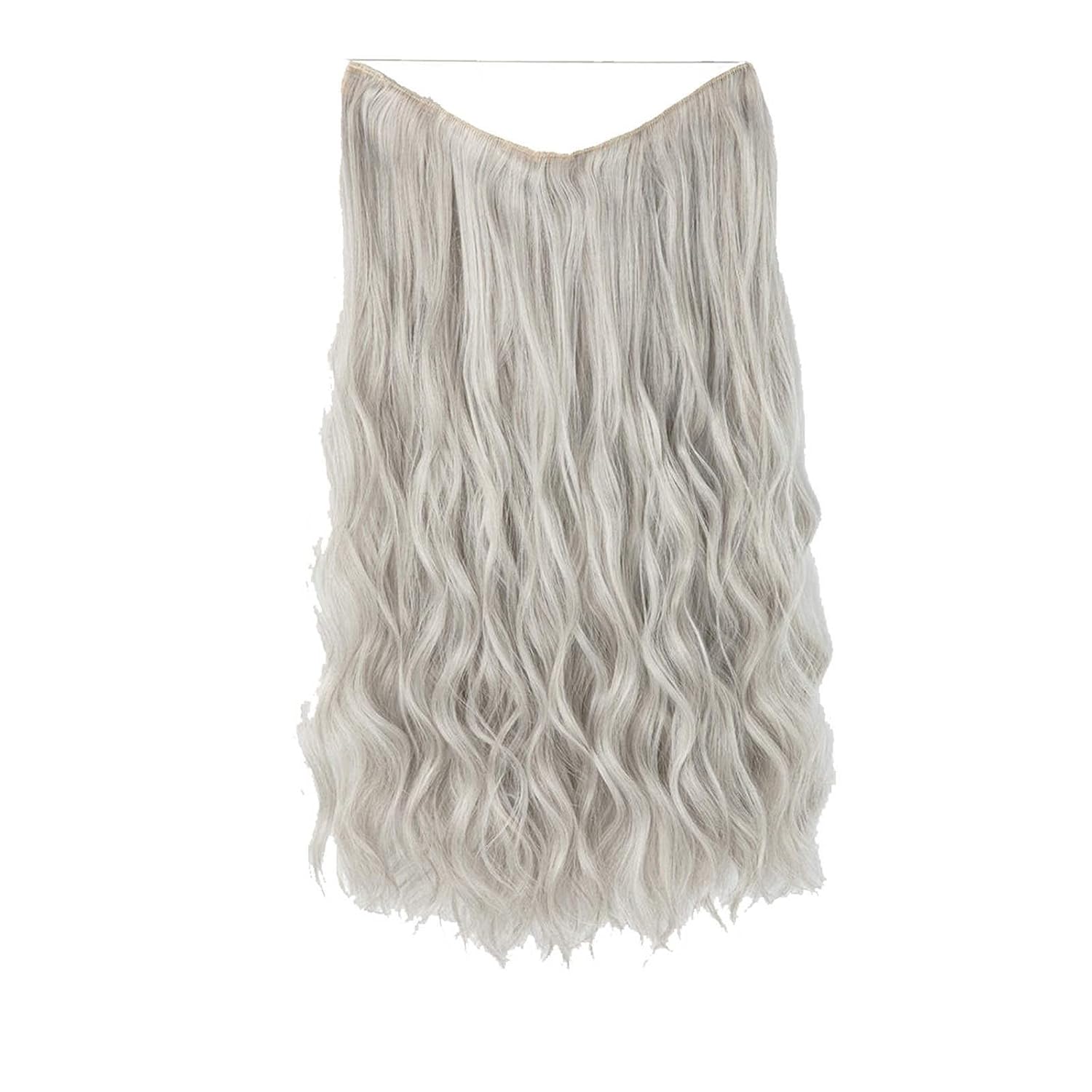Synthetic Wigs for Women White Wire Hair Extension Long
