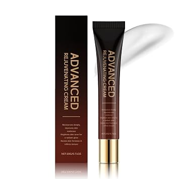 Advanced Rejuvenating Cream, Hydration Anti-Aging Face Moisturizer, Collagen Gel Skin Repair Cream with Hyaluronic Acid for Glass Skin, Day & Night Cream for Fine Lines Wrinkles 0.7oz, 1pc