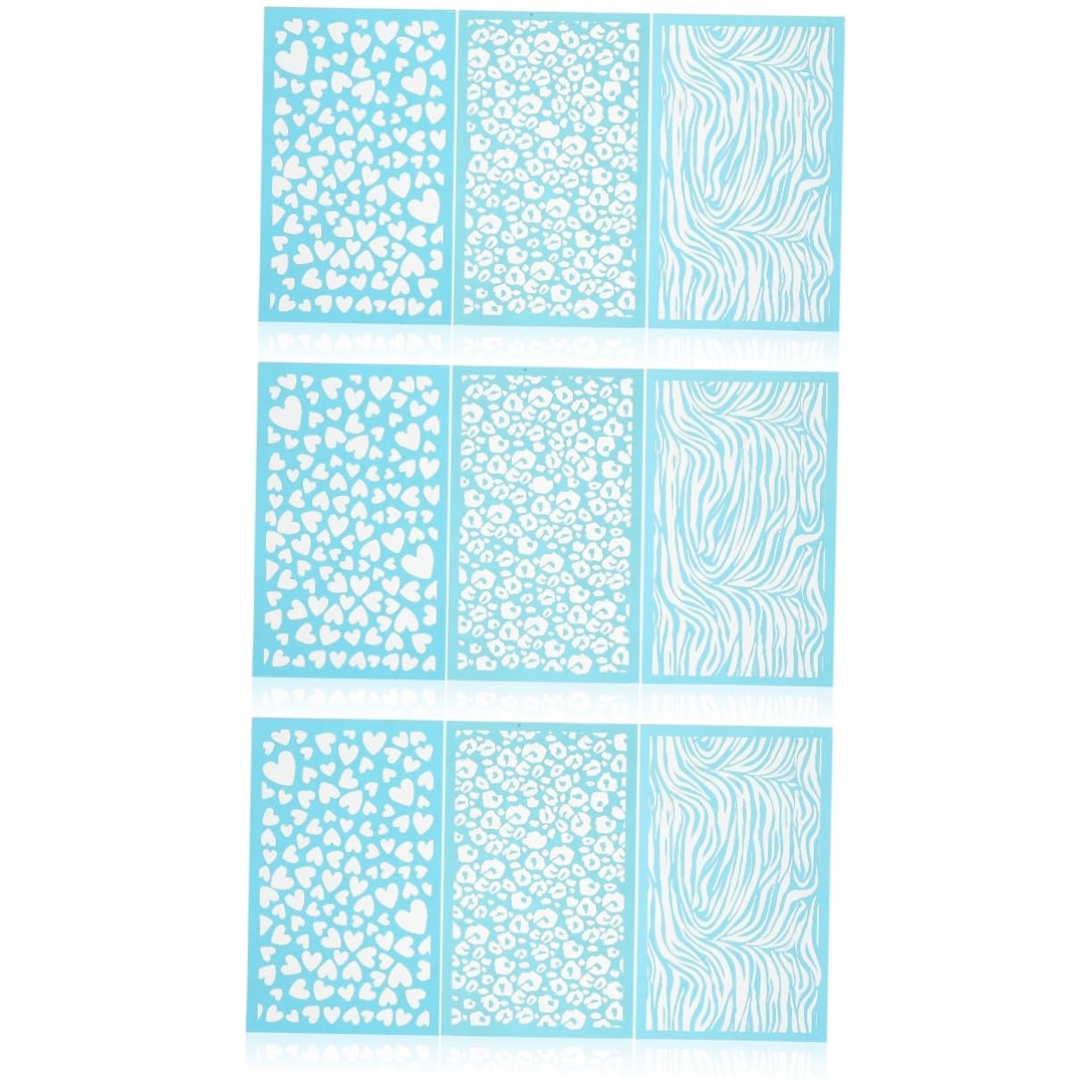 Pochoirs en pâte polymère NUOBESTY pour peindre et fabriquer des cartes créatives à la maison