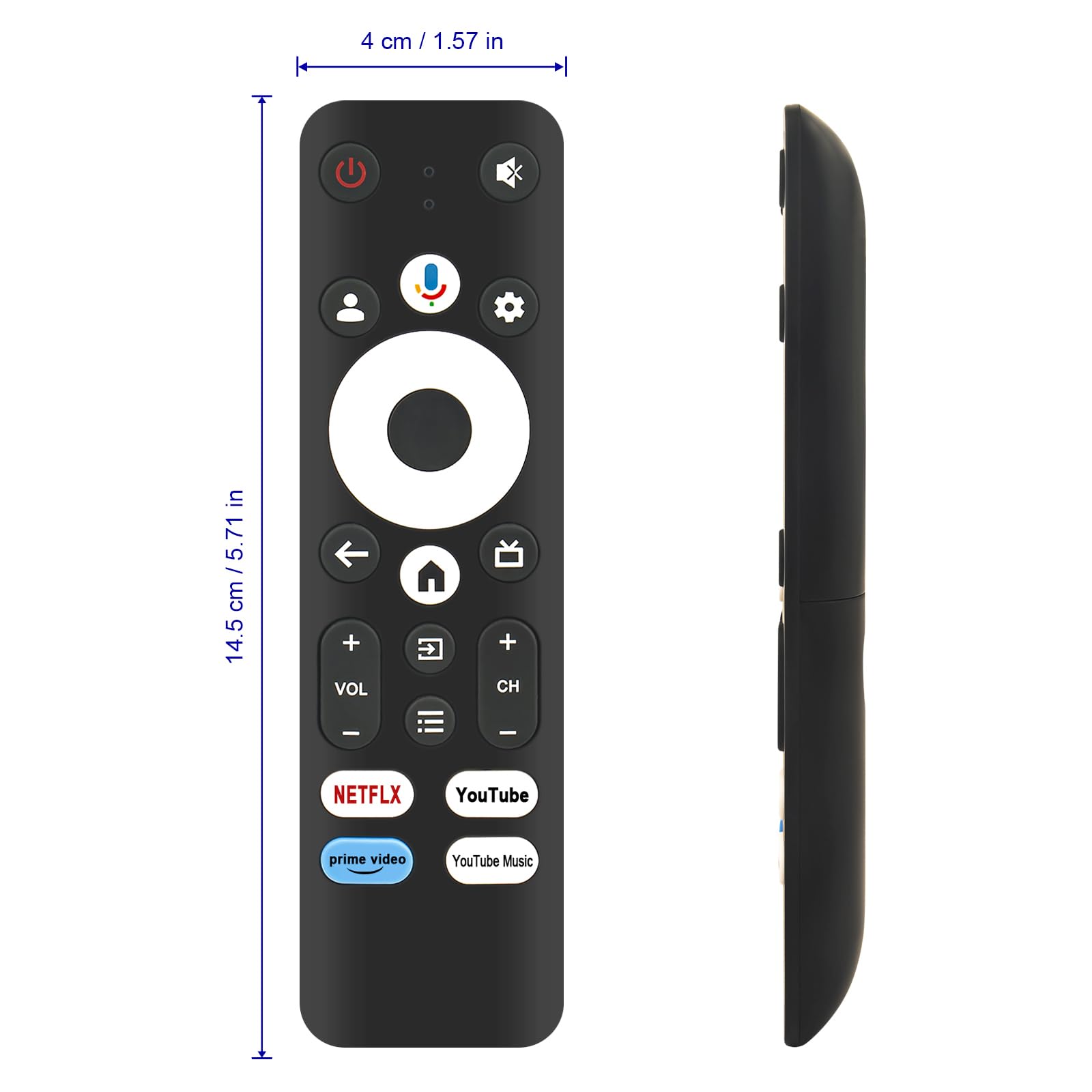 AULCMEET RC4900 RC4800 Telecomando sostitutivo compatibile