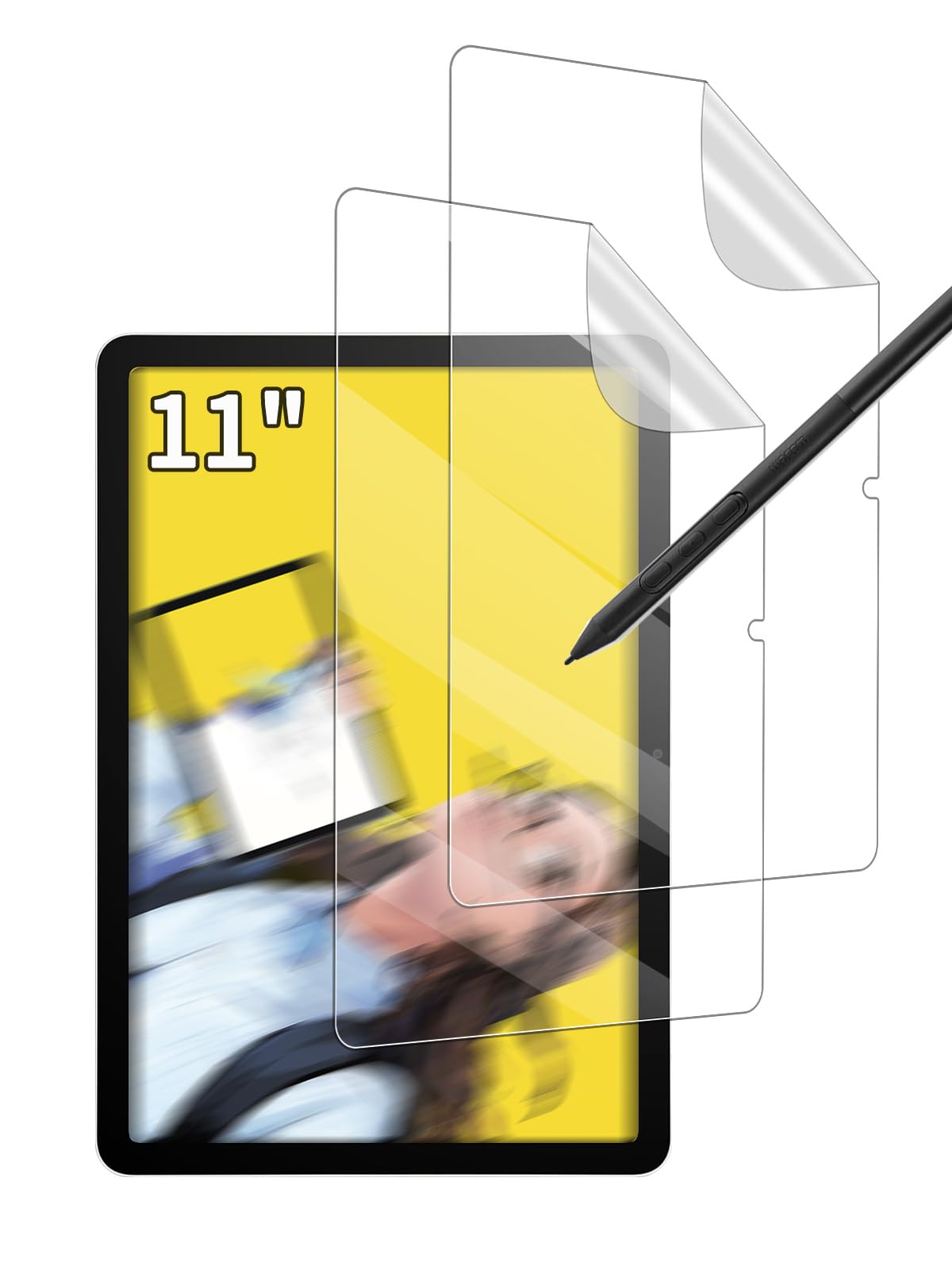 FJIASTB Drawing Screen Protector for Wacom MovinkPad 11 Tablet 11-Inch, Writing Smooth Paper-Feel Film Easy to Install, No Bubble, Anti-Scratch, 2-Pack