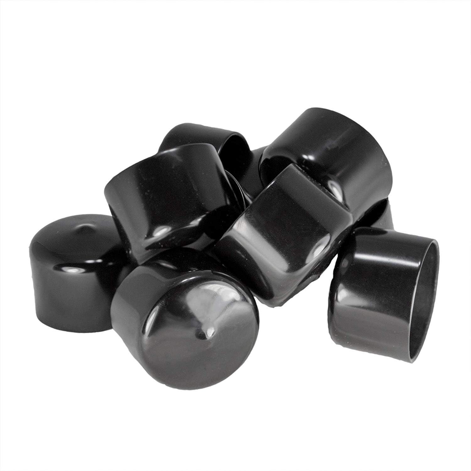 SBDs (LOT 40) Vinyl End Caps by CAPLUGS | Genuine VC Series Large 1" to 2" (Sizes 5 x 8 Each) 1", 1-1/4", 1-1/2", 1-3/4", 2". Cover for Pipe Plastic Tubing Bolt Screw Rubber Thread Protector.