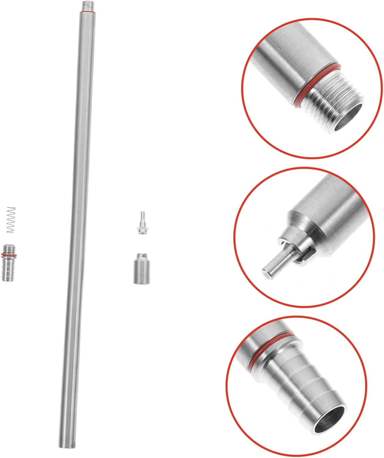 SHOWERORO Bottle Filler with Stop Valve Wine and Beer Bottling Tool for Home Brewing and Kitchen Use Leakproof and for Efficient Beverage Bottling