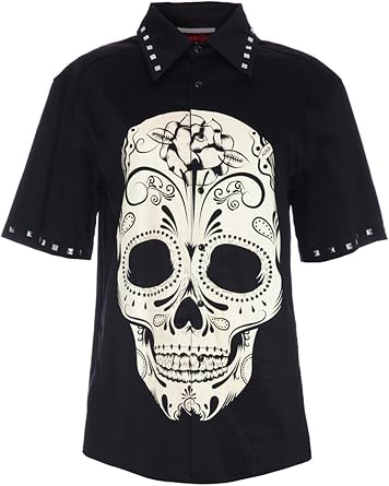 Jawbreaker Tattoo Skull Design Black Gothic Mens Shirt Small
