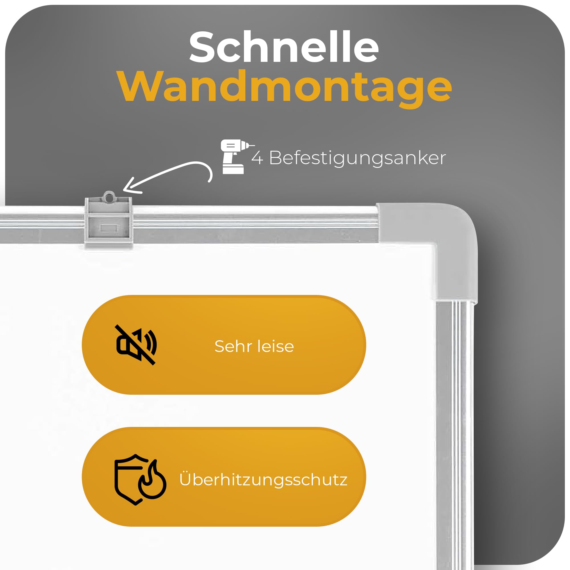 Schimmelentferner Wand - Alternative zum Schimmelspray und Schimmelfarbe ohne Chemie - Profi Infrarot Schimmel entferner - Anti Schimmel set XL