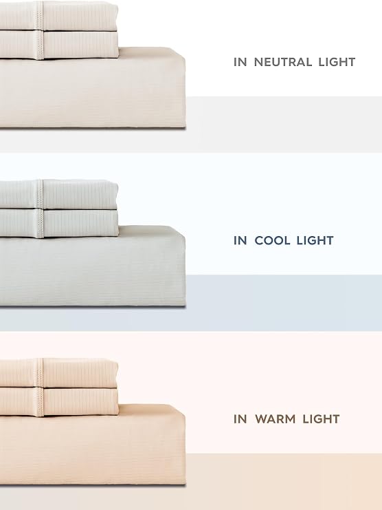 REST Buy 2 GET 35 Percent Off: Evercool Comforter Plus 3PC Starter Sheet Set Bundle, in Snow Ivory, Full Size