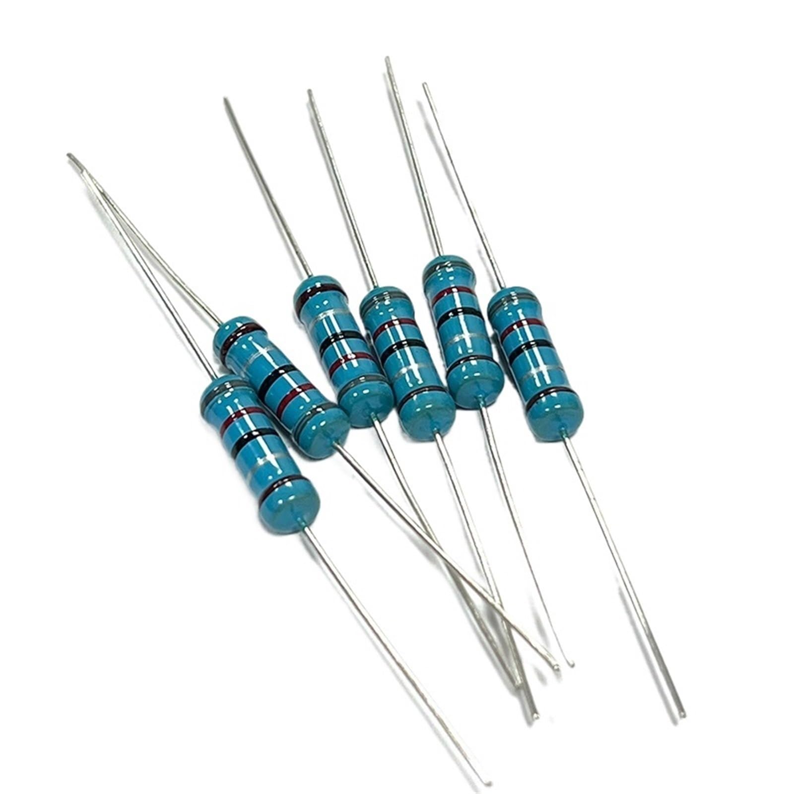 RISWEKFW 20pcs 2W 8R2 82R 820R 8K2 82K 820K 8.2 82 820 Ohm R K Metal Film Resistor 0.1R-10M(MF 2W 33K 20pcs)