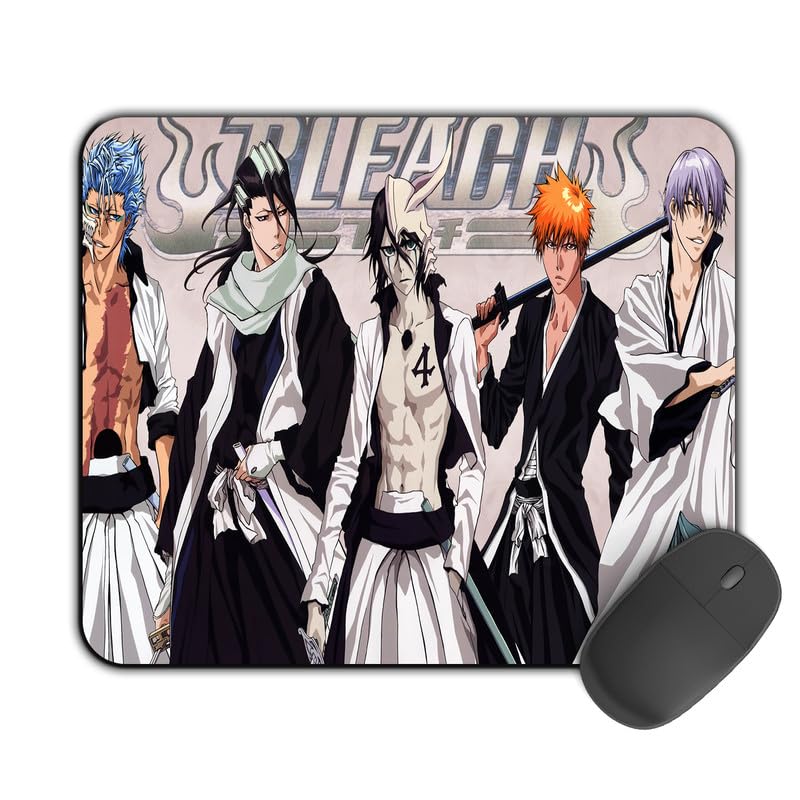 Image of Printed Designer Mouse Pad Shinegami & Villains (200MM X 240 X 3MM) Enhance Gaming and Work Performance Comfortable and Precise Non-Slip Water Proof Bleach Mouse Pad.