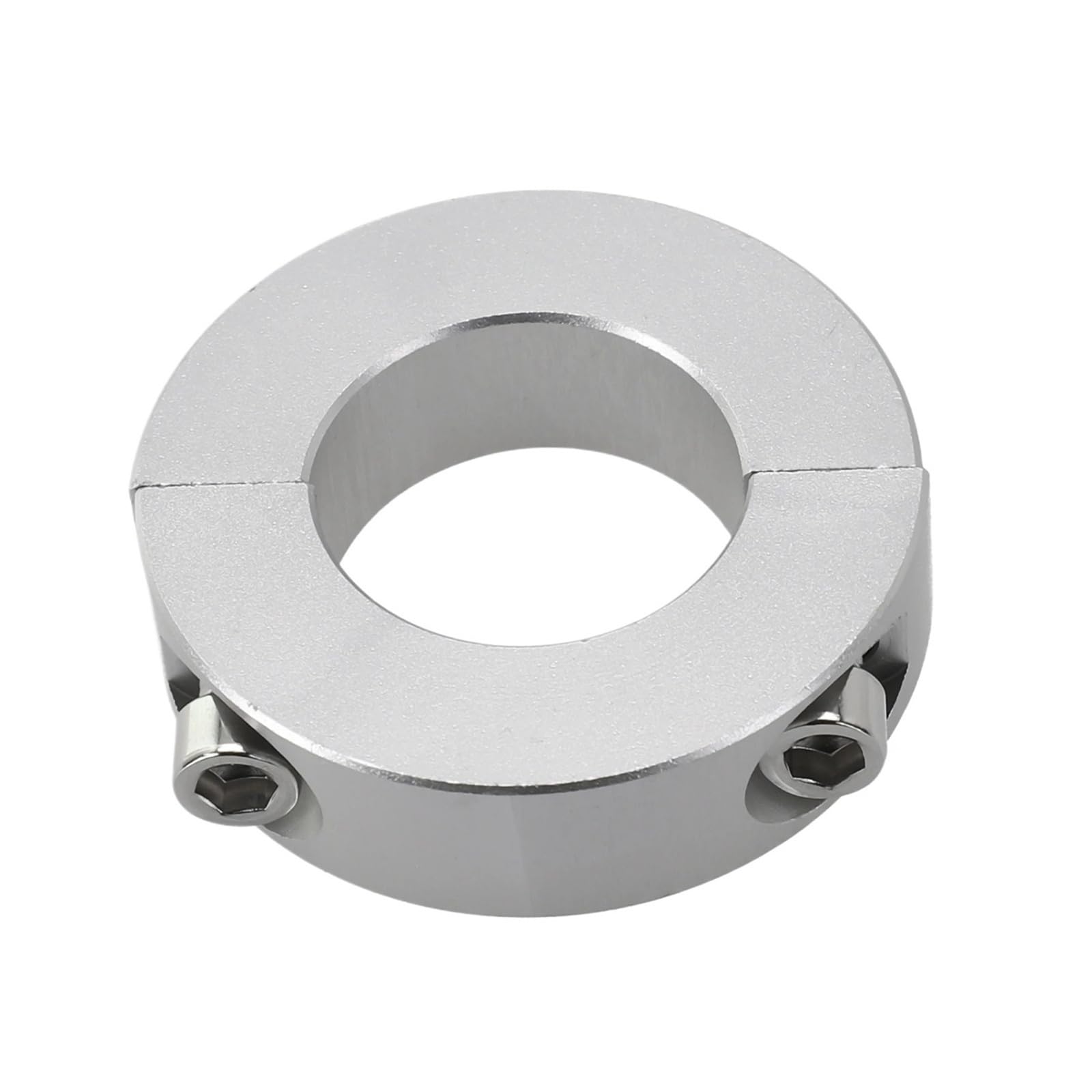 Collar de doble diámetro dividido tipo abrazadera de cuello chapado en zinc