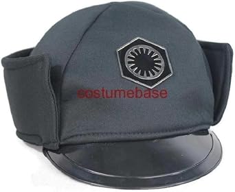 First Order Officer Cap hat Headgear Props Star Wars TFA L Black