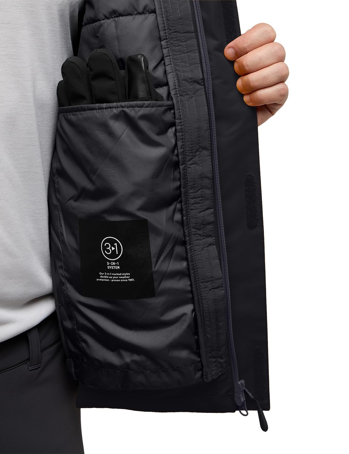 Jack Wolfskin Kurtka Mężczyźni Jasper 3in1 Jkt M