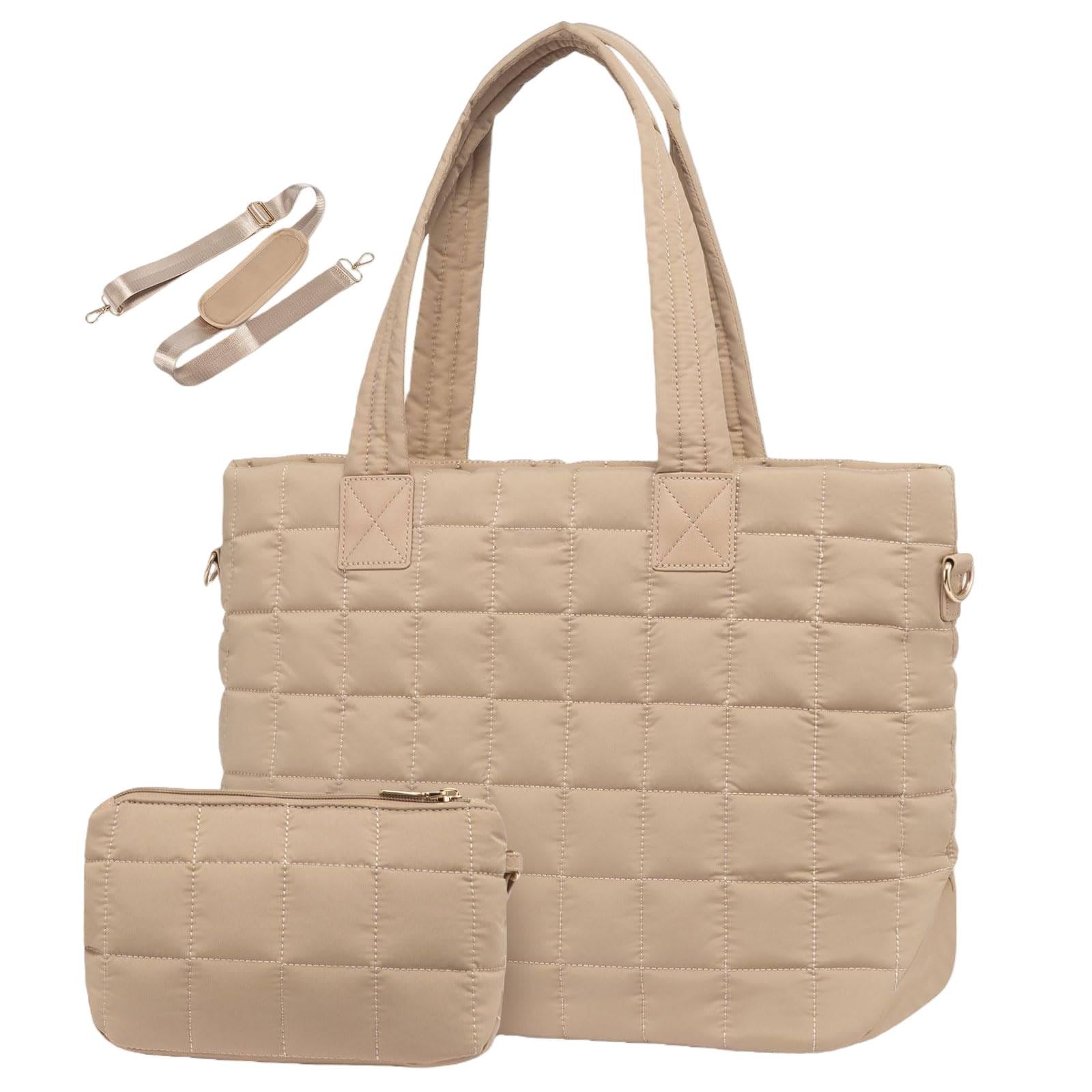 Bolso Mujer Invierno Bolsa De Poliéster Gran Capacidad con Cierre Cremallera