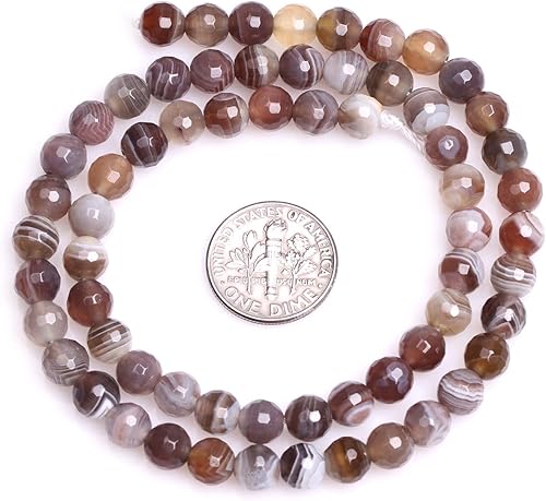 Miniatura 352 de GEM-Inside Red Orange Carnelian Gemstone Loose Beads Natural Energy Power Beads for Jewelry Making Round Faceted 8mm 15