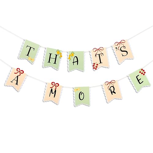 That's Amore Italian Themed Decorative Banner-Wedding Banner Hanging Garland for