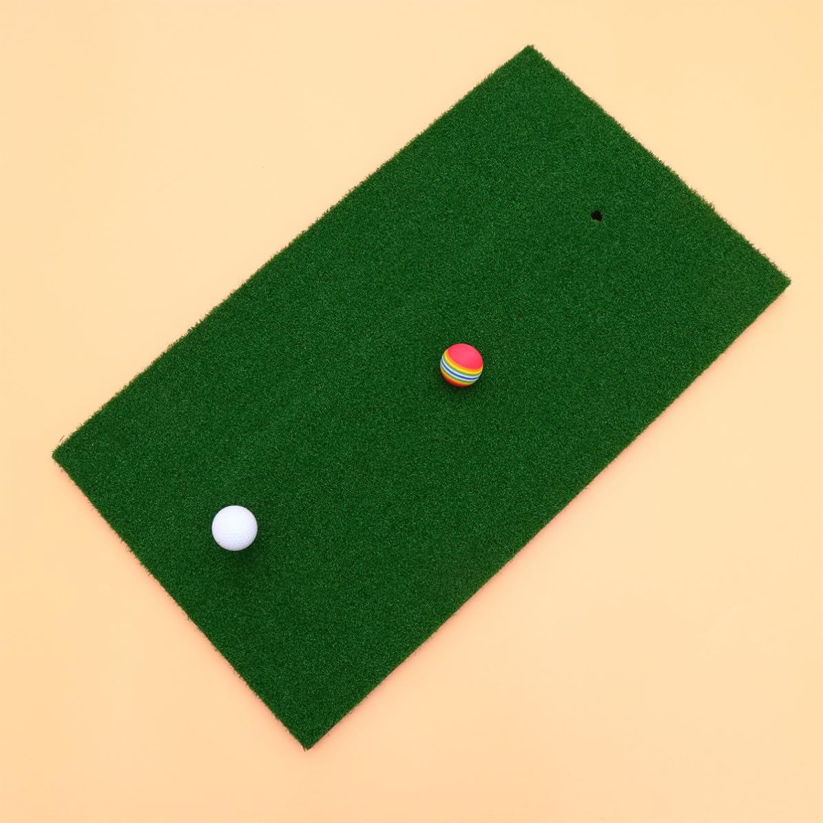 Tappeto Golf Allenamento Portatile, Verde, in PP, per Pratica