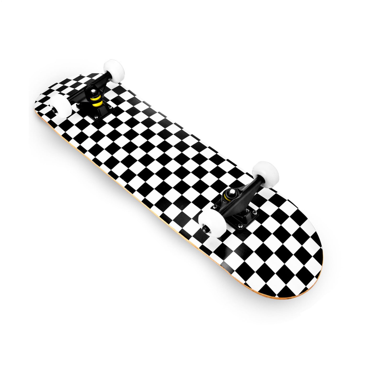 Skateboard en érable à 7 de 31 Pouces - Skateboard à Quatre Roues | concave à double kick - Skateboard de route pour adultes - Skates de route pour adultes - Exercice de trucs de parc - Pour