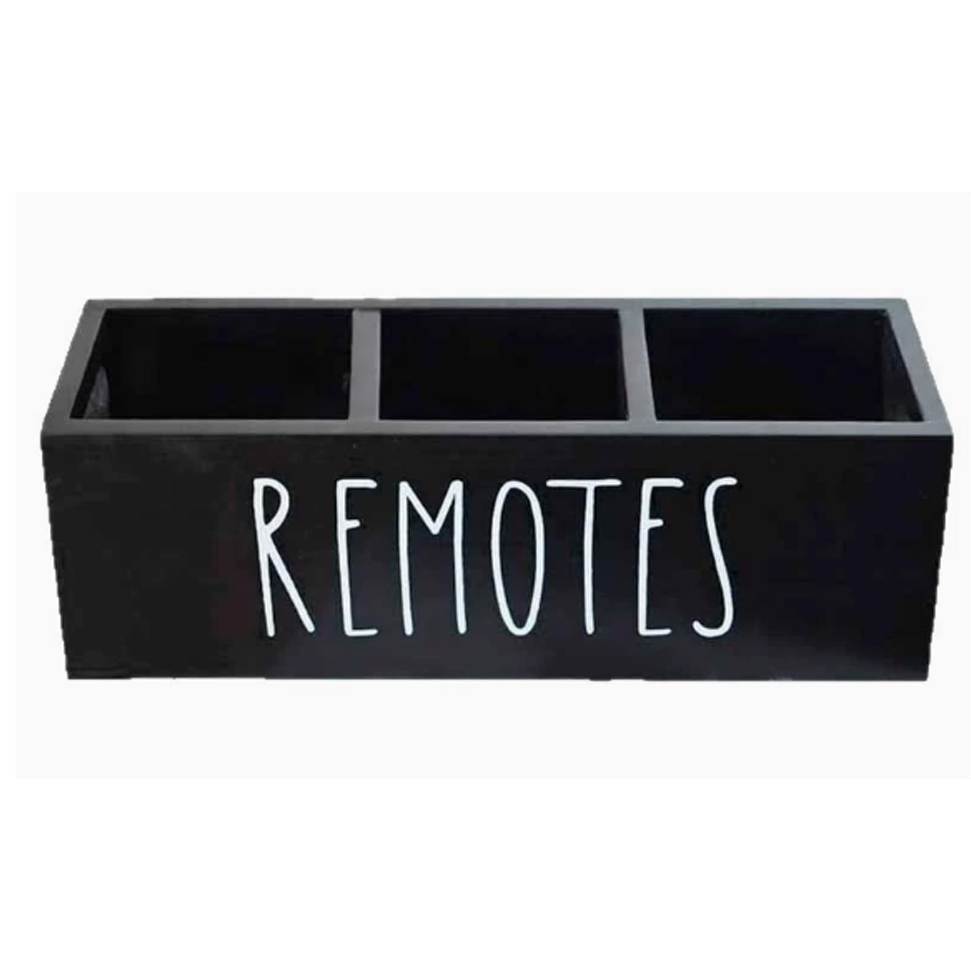 Genterun Black Remote Control Holder, Neat And Organized Storage Clean Flowing(Black)
