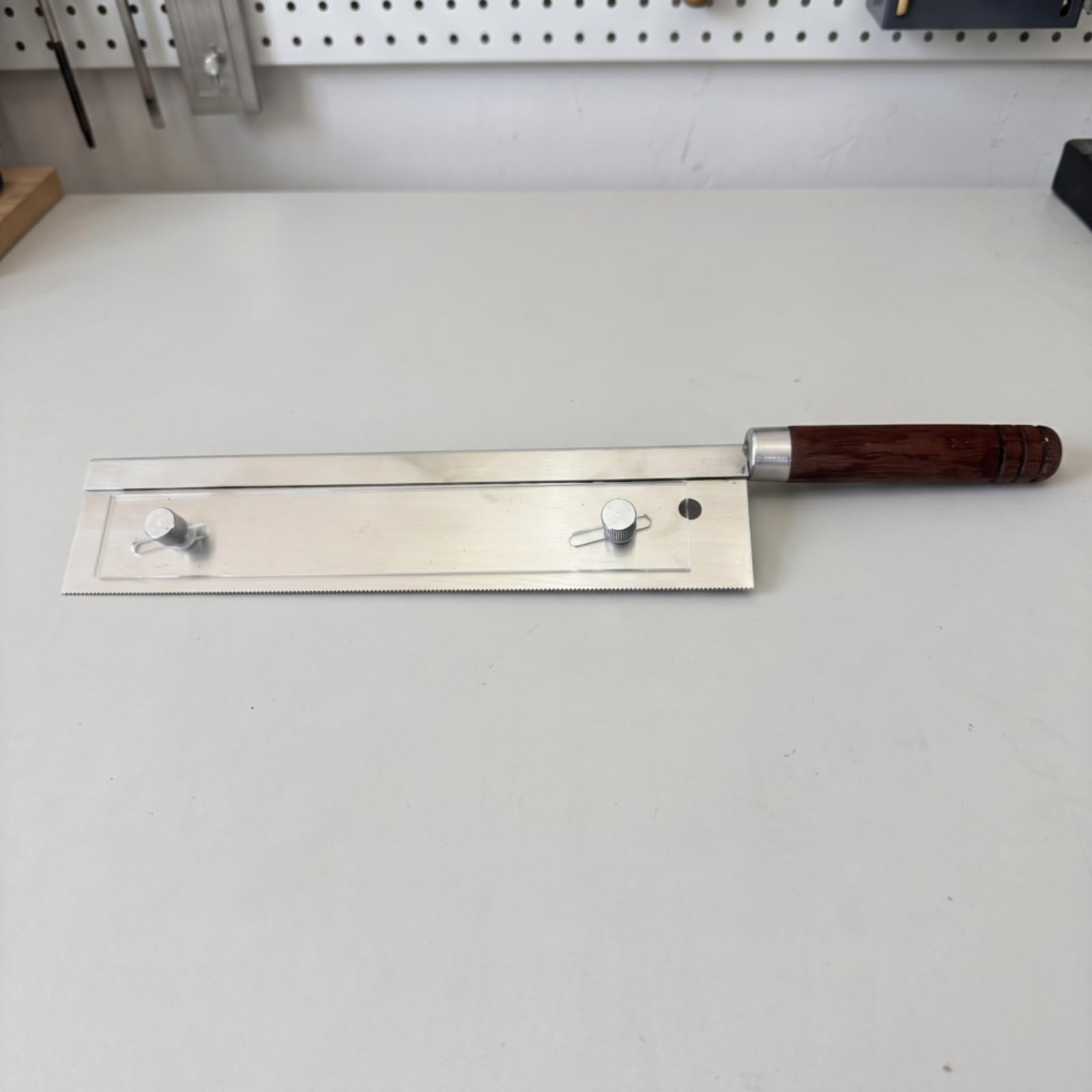 Seghetto da Traforo con Manico in Legno Regolabile Utensile da Taglio Sottile Utensile per Officina