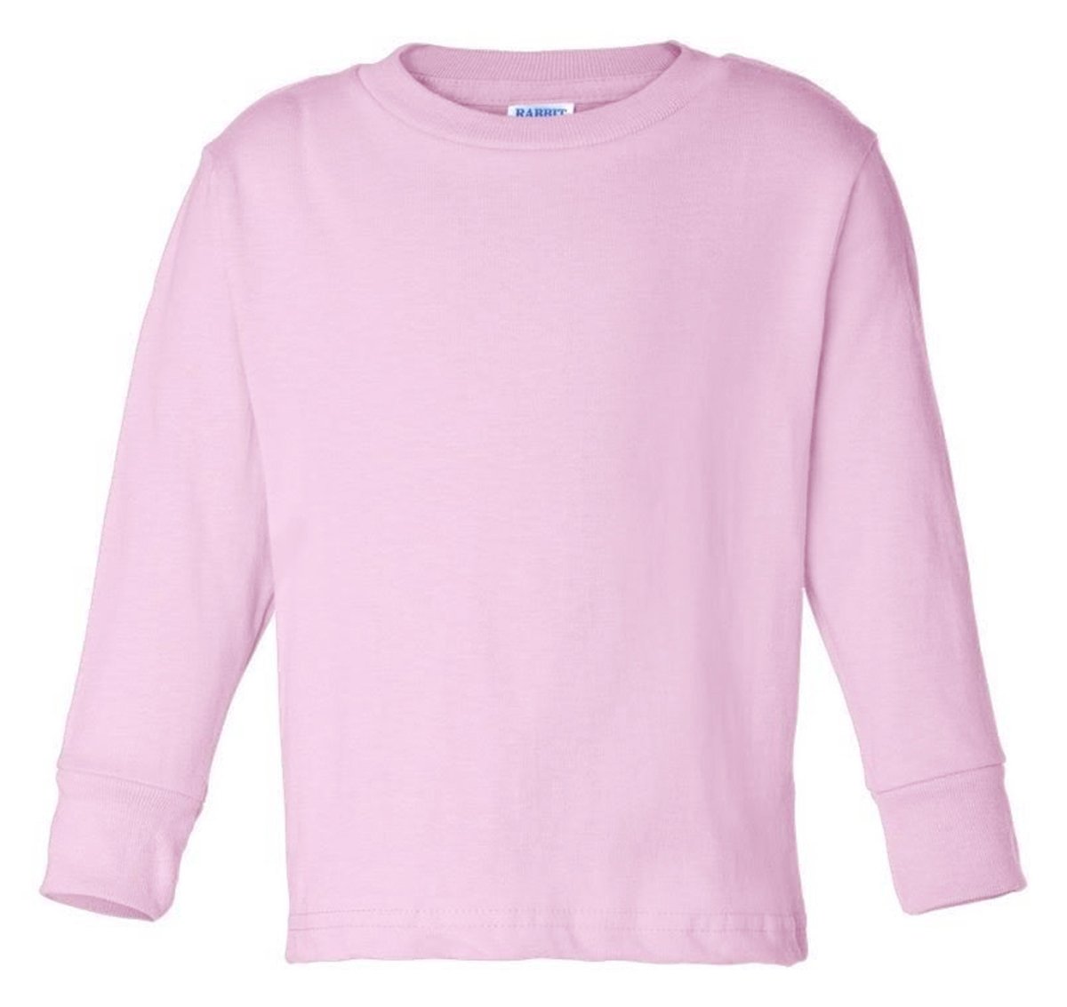 Rabbit Skins Toddler Long-Sleeve T-Shirt (Pink) (5/6T)
