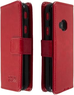 caseroxx Funda Nokia 5310 (2020), Tipo Libro, Fabricada en Cuero Artificial, Color Rojo