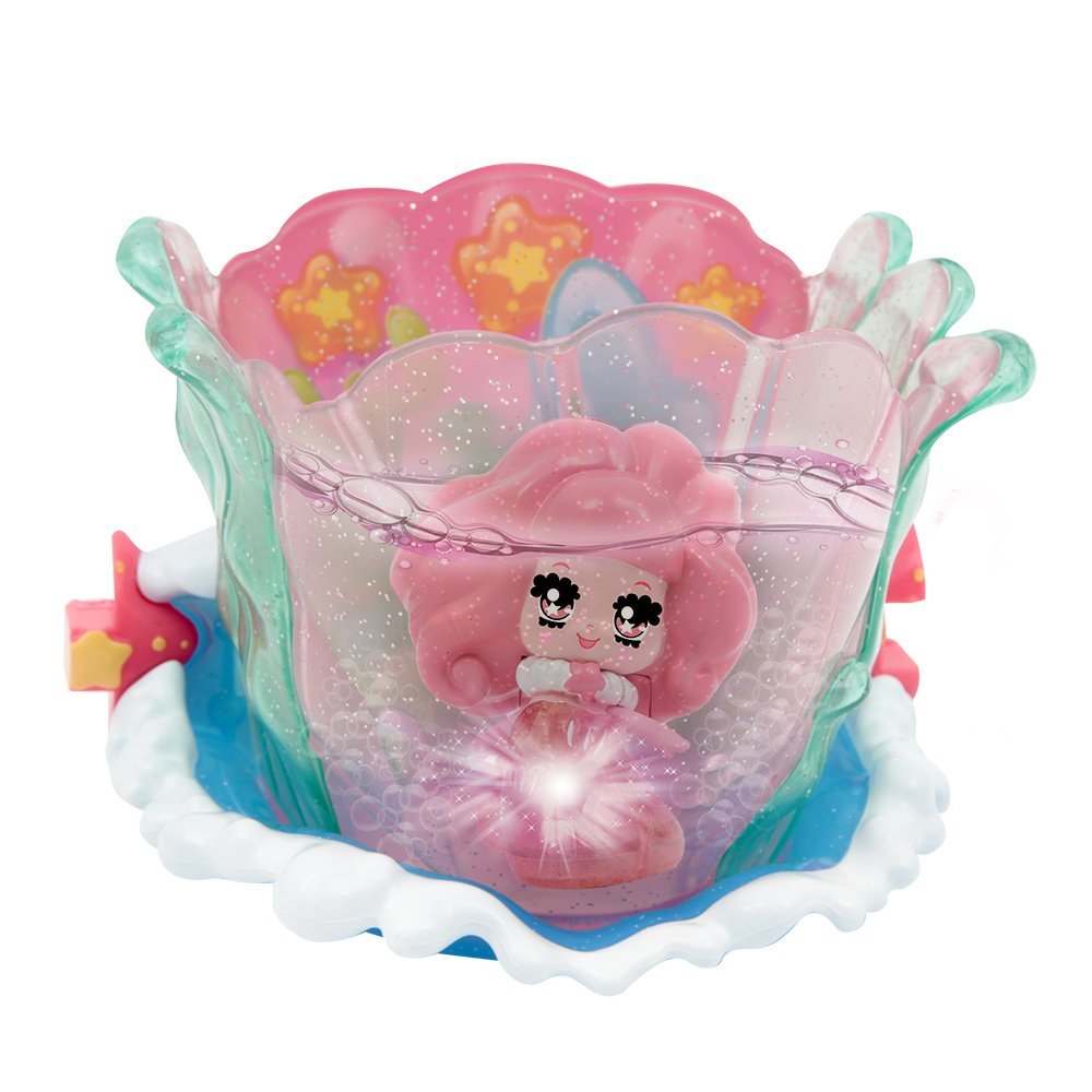 Giochi Preziosi - Glimmies Aquaria Glimquarius e Glimmies Esclusiva Ebby, Mini Playset