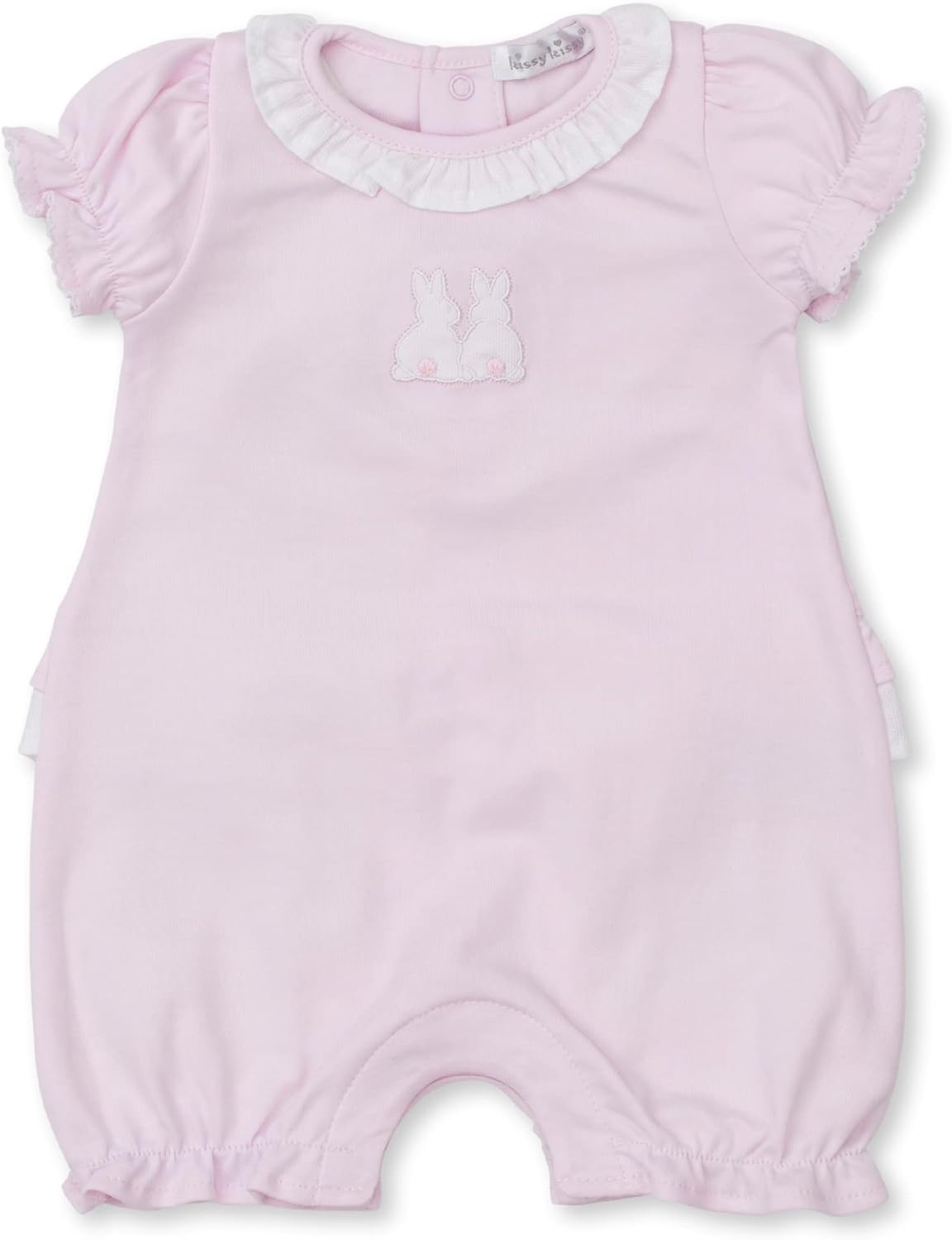 Kissy Kissy ベビー ガールズ 幼児 ピケ バニー ウサギ ショート プレイスーツ