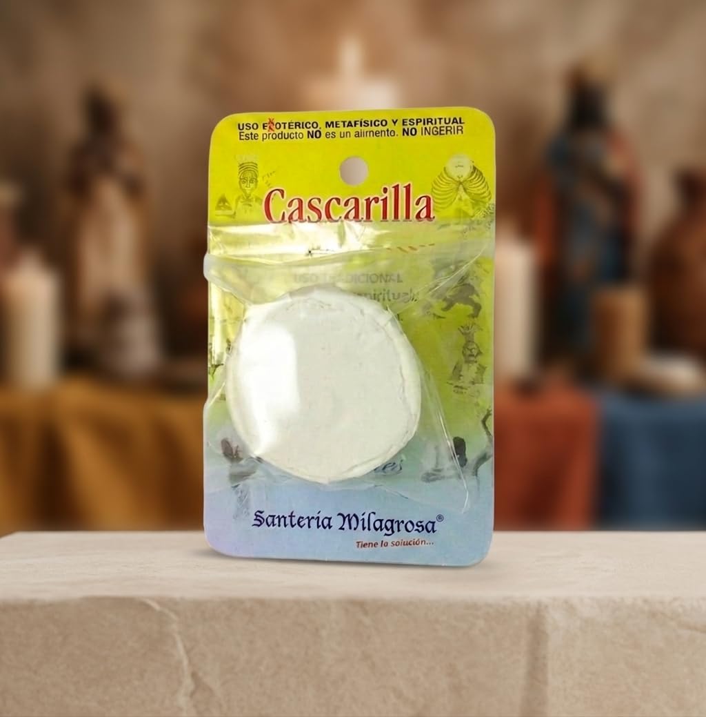 Santería Milagrosa Cascarilla Esotérica Pack 3 4x4 cm Ritual