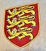 England Royal Coat Arms Patch British Lion Shield Embroidered Iron-On