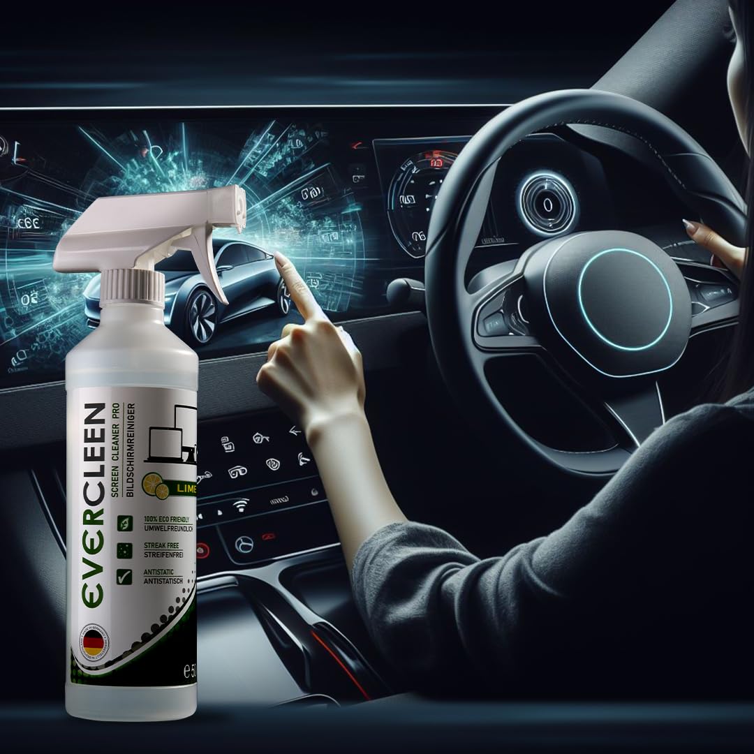 9-teiliges Reinigungsset – 3X500ml Bildschirmreinigungsspray + 3X Mikrofasertuch | Für Smartphone, Laptop, Tablet, TV, Monitor, LCD, LED, OLED, TFT, Uhren +3XBrillentuch