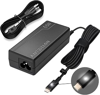 65W 45W USB C Laptop Charger Universal Type C for Lenovo Thinkpad Yoga Chromebook,HP Acer Asus Samsung MacBook pro Dell Chromebook Latitude xps 13 Series ANTWELON 20V 3.25A Laptop AC Adapter