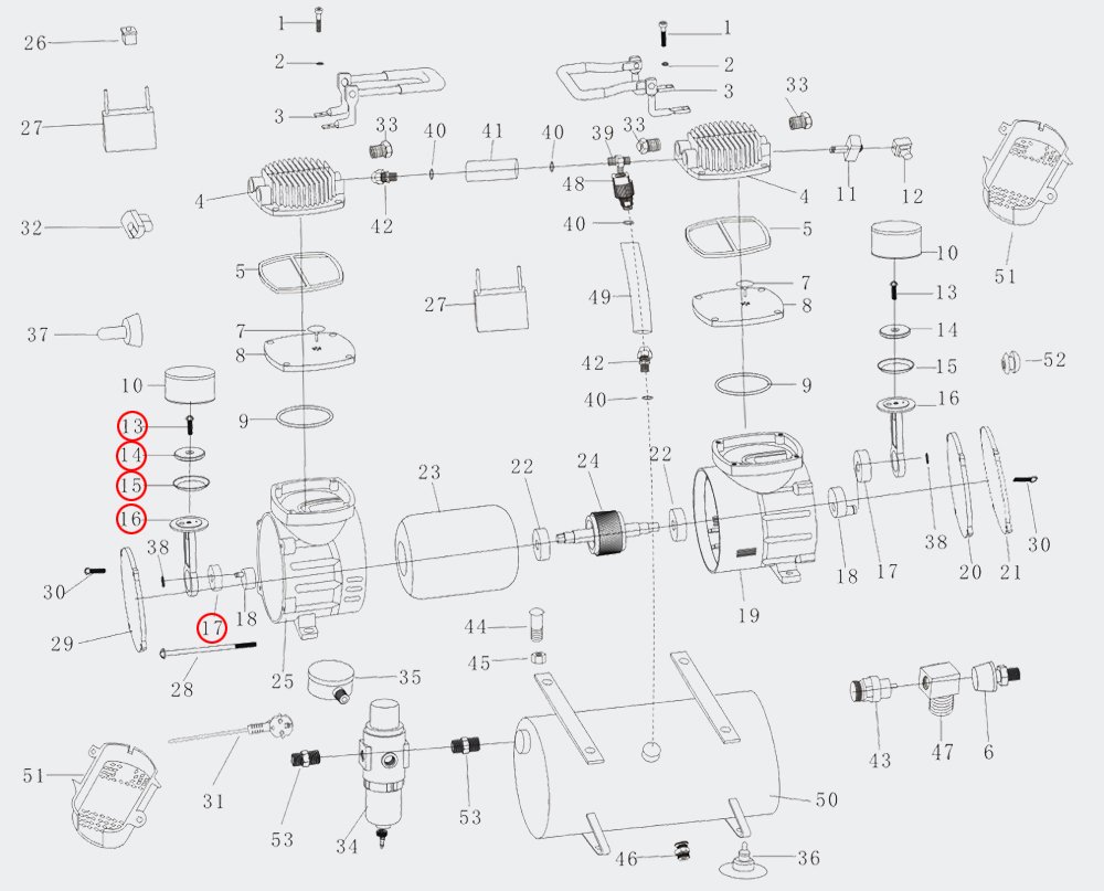 Kit montaggio, Compressore AJUSA JTC11510