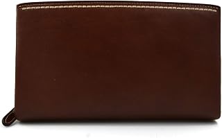 Leather clutch leather zipped bag big leather clutch zipper pouch leather zipper pouch brown leather clutch zipper clutch bag handbag