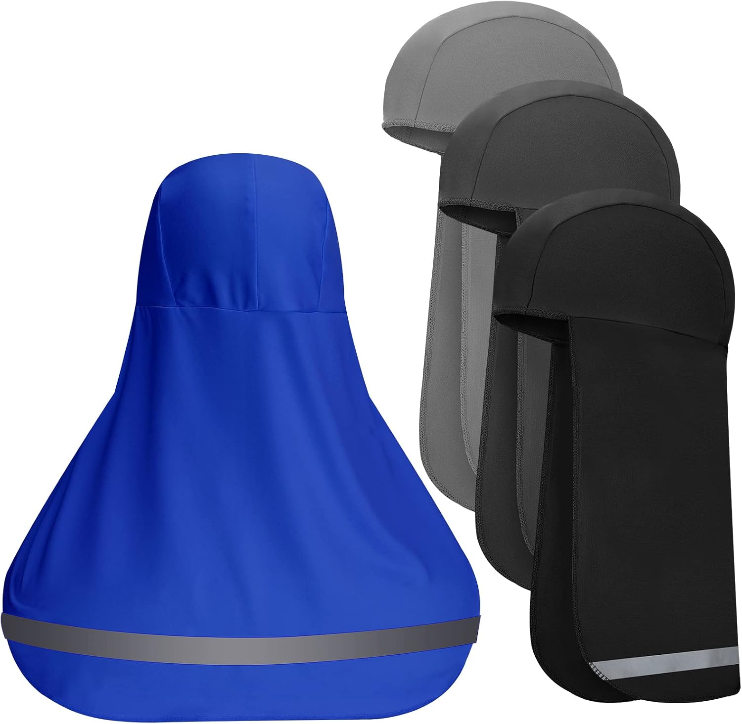 Sintege 4 Pieces Sun Shade Hat Neck Cooling Skull Cap