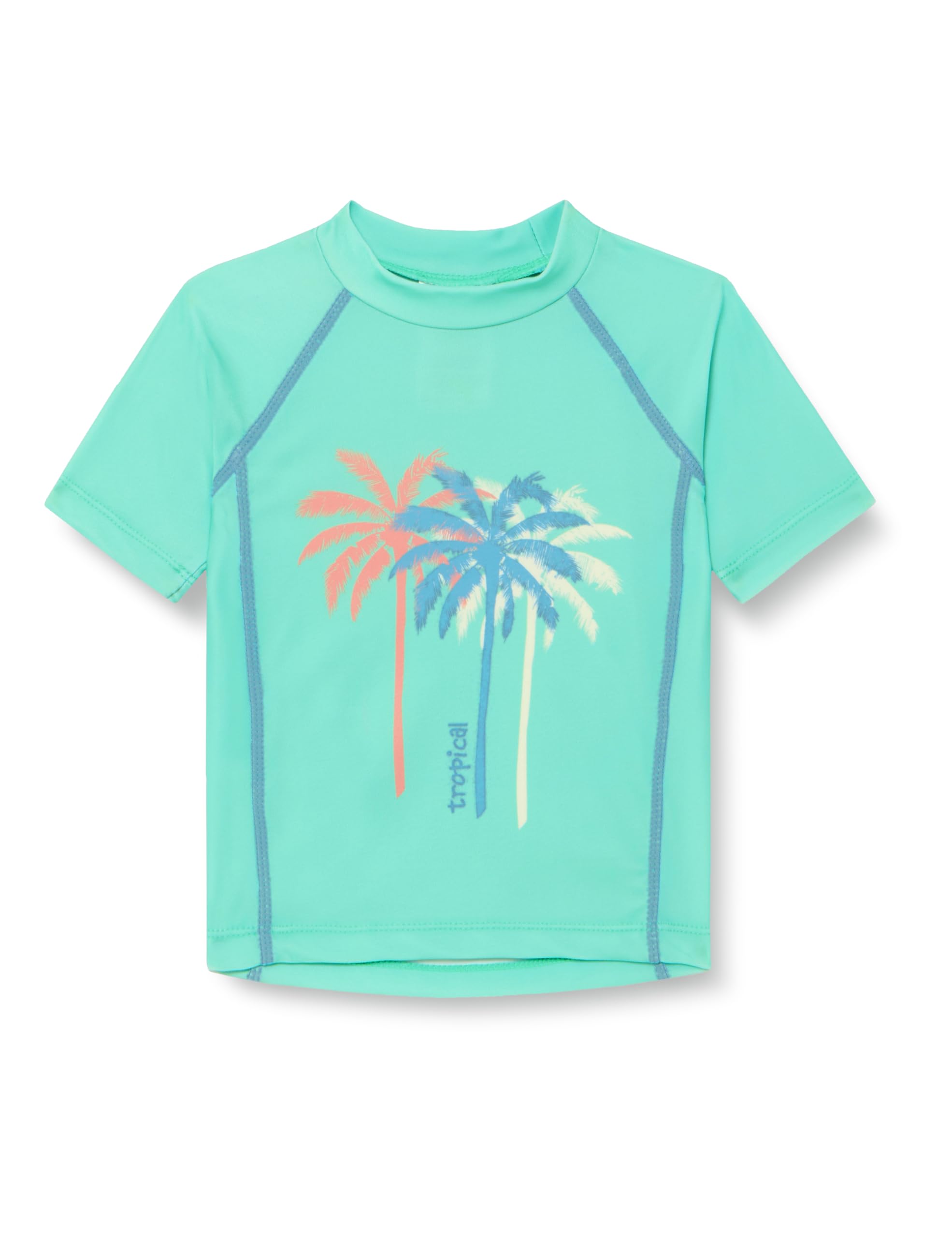 Playshoes Palmen, Maillot dermoprotecteur Fille, Mint Kurz Palmen,
