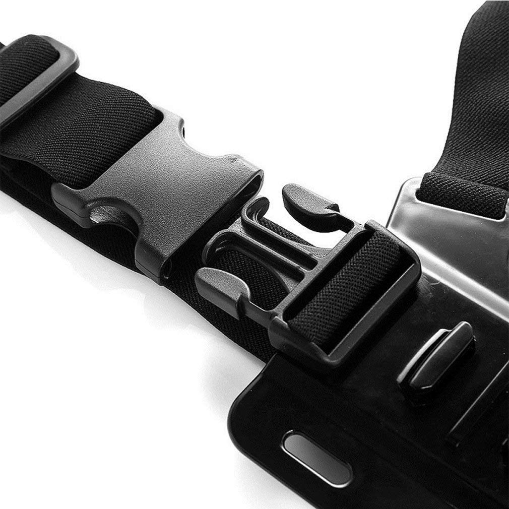Imbracatura da Petto Supporto da Petto Compatibile con GoPro Hero e Action Camera - Cinturino pettorale Completamente Regolabile
