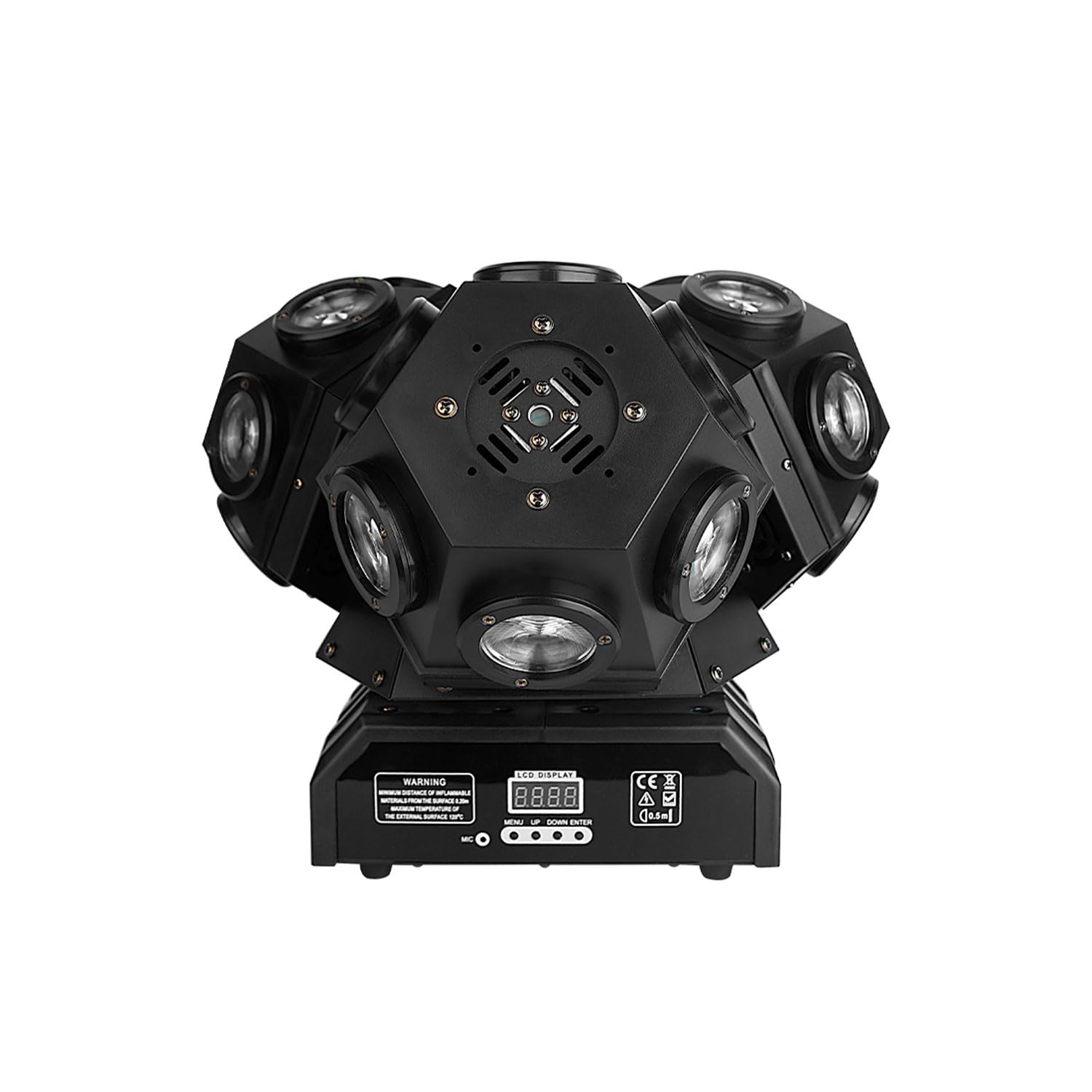 10 * 18W Moving Head Licht RGBW LED Rotation Disco licht Bühnenlicht mit DMX512 und Sound aktiviert Partylicht mit für Party Disco Club Hochzeit