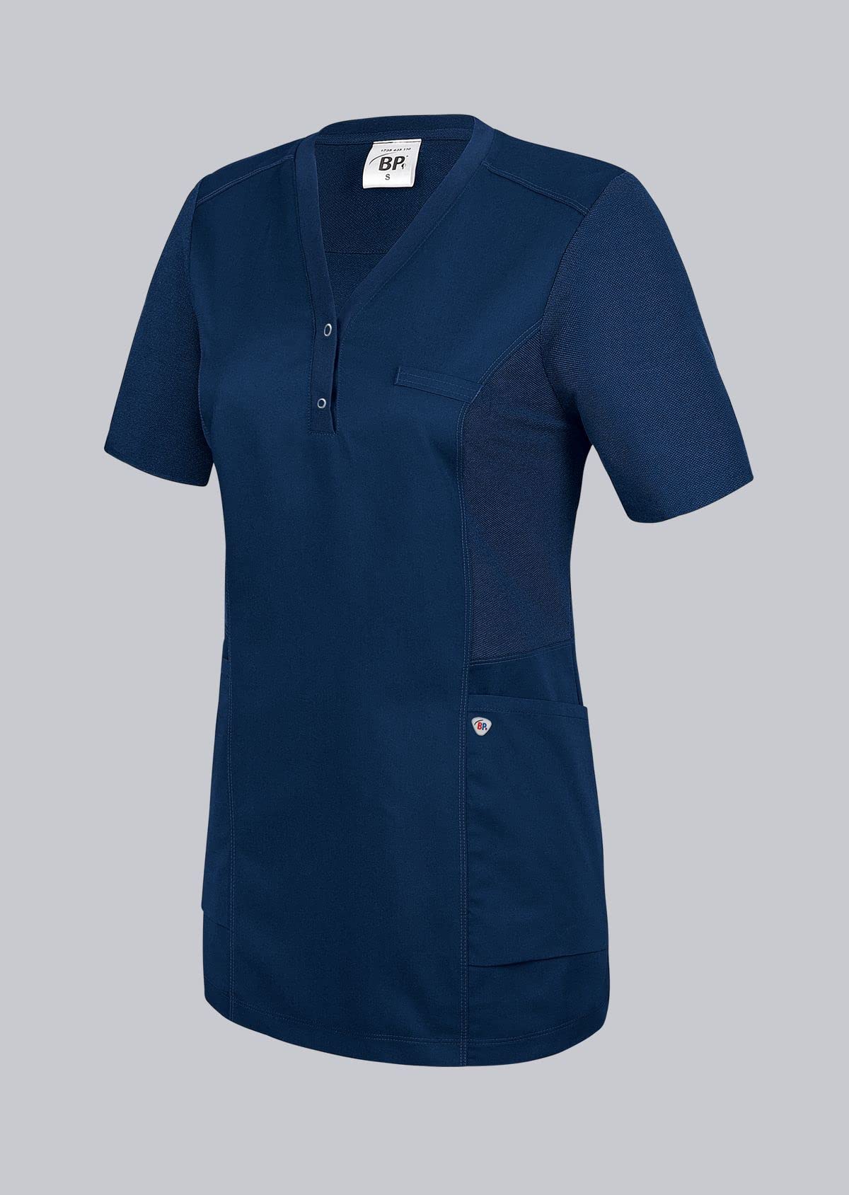 BP 1738-435-110-3XL Comfort-Tunika für Frauen, 1/2 Ärmel, Piqué-Einsätze und Arm-Lift-System, 180,00 g/m² Stoffmischung, Nachtblau, 3XL