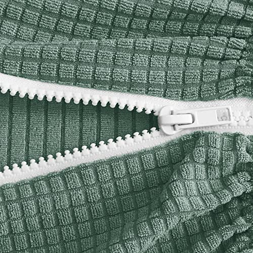 Image of FORCHEER Office Chair Armrest Cover Stretchable Water Resistant Spandex Stretch Jacquard Computer Office Chair Arm Pad Covers Chair Slipcover for Desk Chairs Arm 2P-Army Green