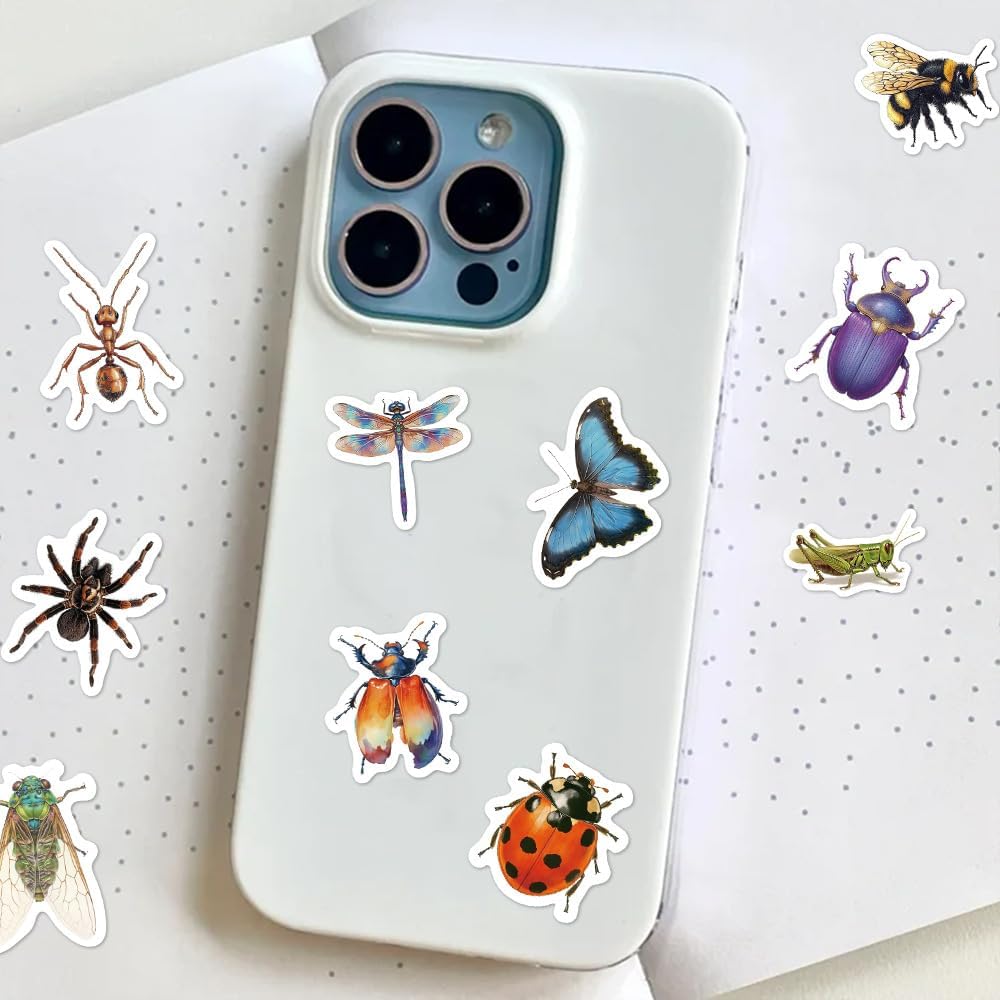500PCS Insect Nature Aesthetic Stickers image 3