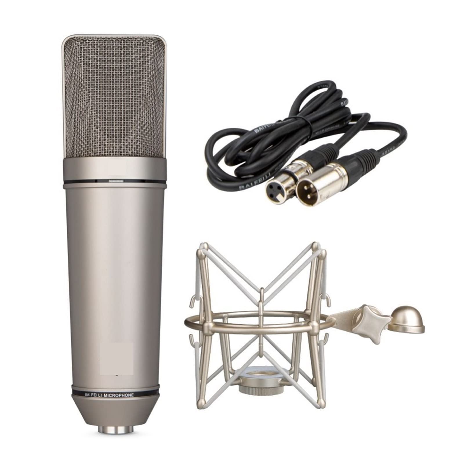 Microphone USB U87AI multifonctionnel condensateur pour studio de musique et voix off