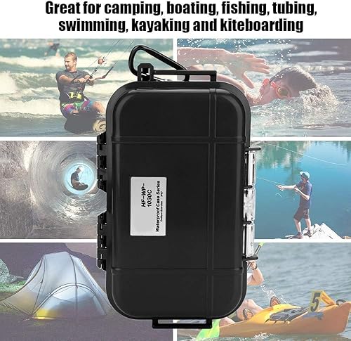 Miniatura 4 de Caja seca impermeable al aire libre, caja de almacenamiento hermética, carcasa rígida, caja de transporte para organizar aparejos para camping