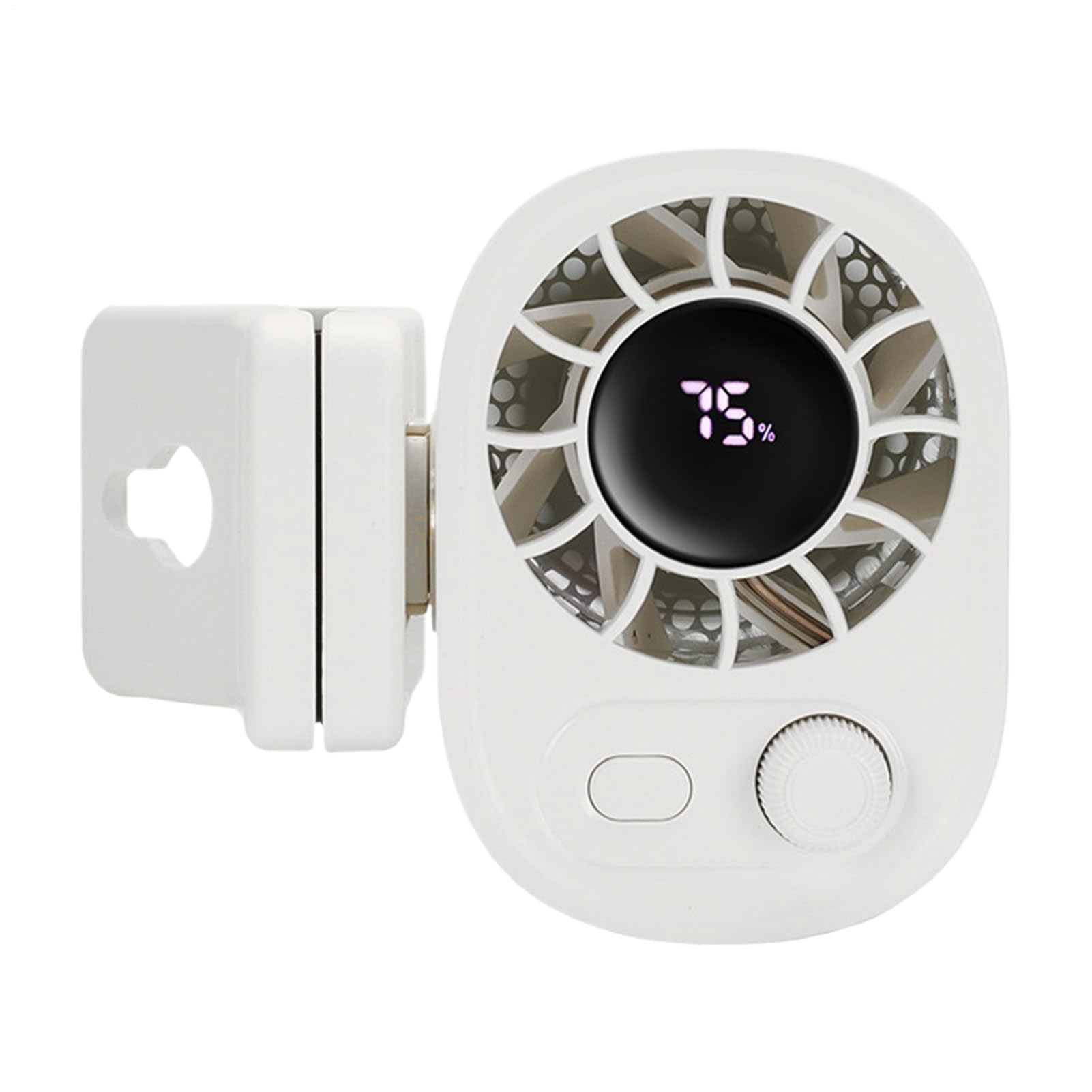 Ventilateur à pince rechargeable USB silencieux pour transport public