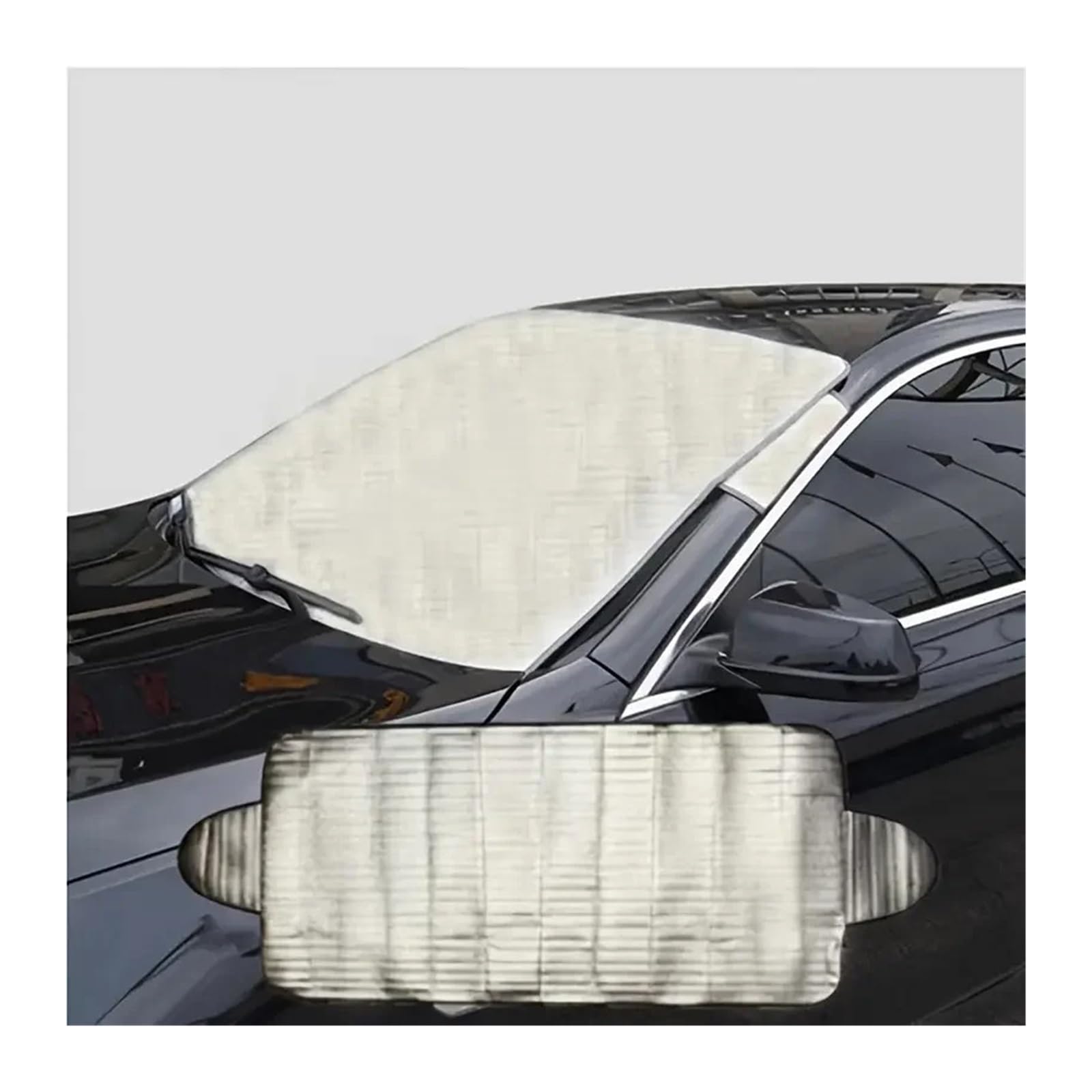 HJfhCFGJ Protector Parabrisas Cubierta de Nieve para Parabrisas Coche, Protector contra heladas, Lluvia y Sol para la mayoría Coches SUV